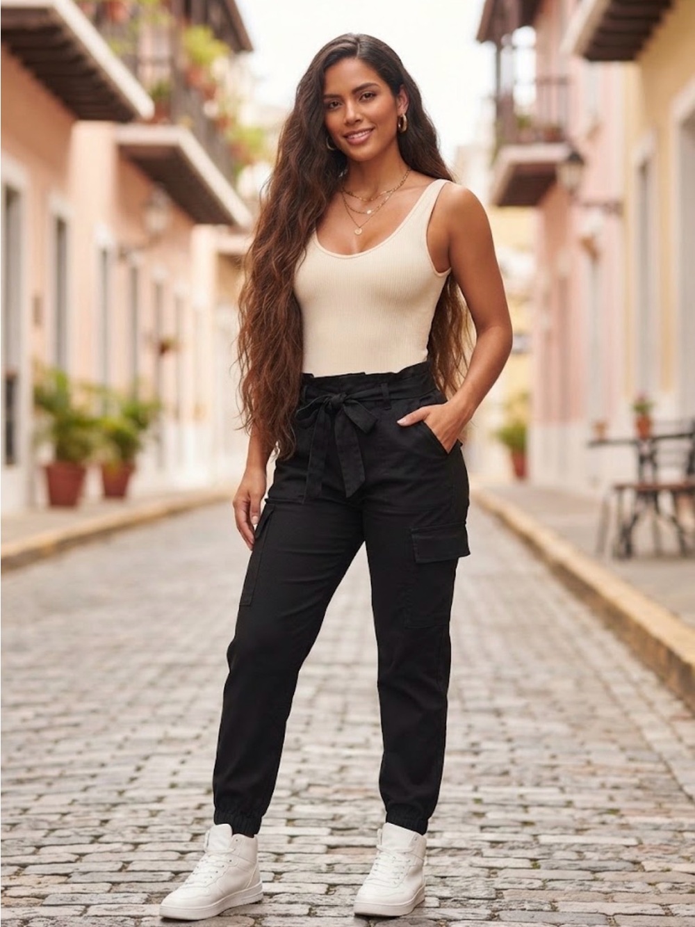 NWT black women black Pants